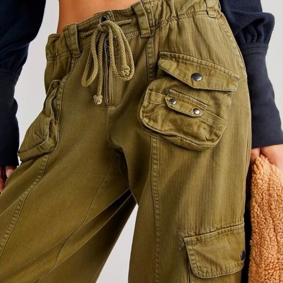 Free People Tahiti Cargo Pants Size XS - Picture 3 of 6